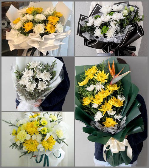 广东梅州市大埔县西河镇乌石坪村白事花束代送